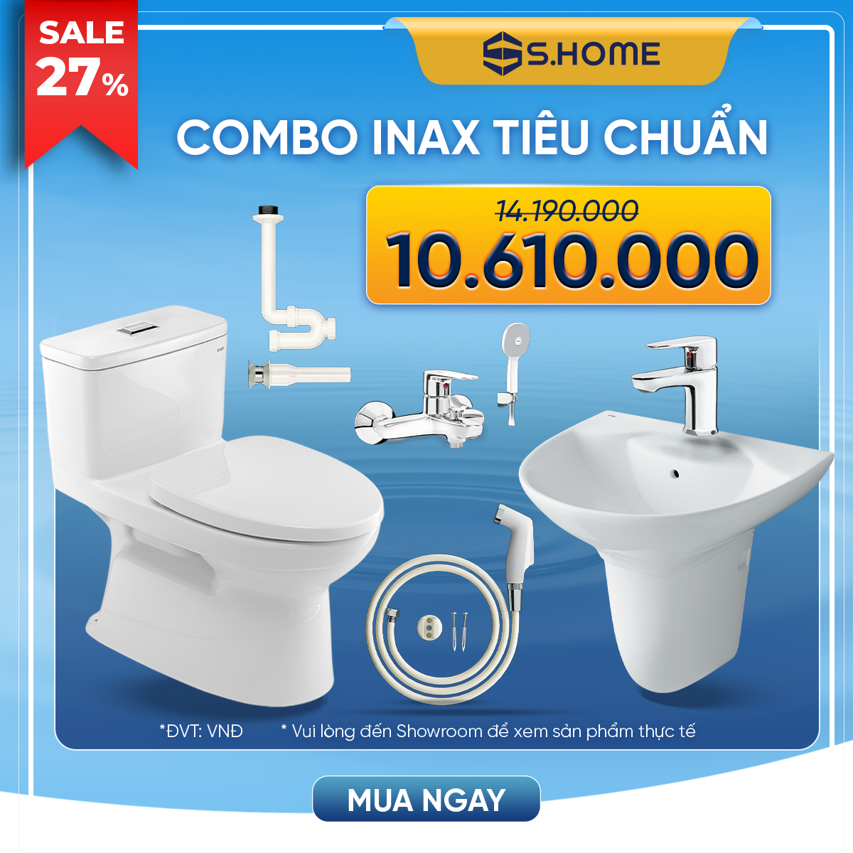 COMBO INAX TIÊU CHUẨN